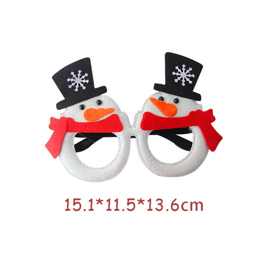 16 Styles Christmas Glasses Adult Kids Christmas Decorations Glasses Frame Gifts