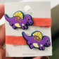 24 Styles 2Pcs/set Dinosaur Animal Hair Accessories Children Rubber Bands