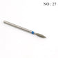 29 Types Diamond Ceramic Nail Drill Milling Cutter for Manicure Rotary Bits