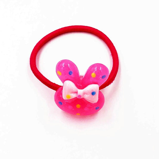 1PCS Colorful Bunny Decor Girls Hairbands Kids Elastics Rubber Head Bands Hair