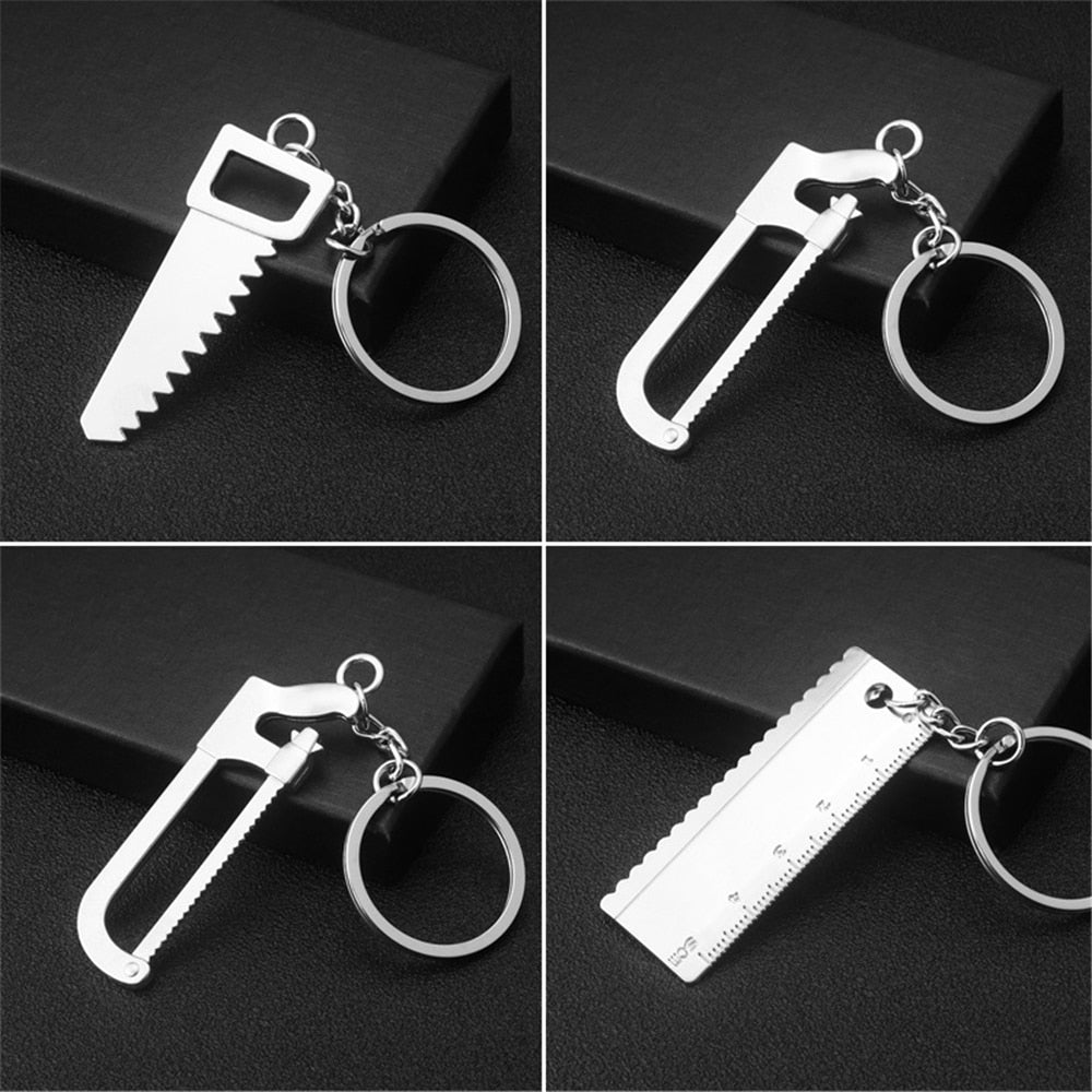 20 Styles Keychains For Men Outdoor Combination Tool Key Ring Portable Mini