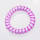 1 pc Color Luminous Telephone Line Hair Ring Rubber Band Soft For Women Ponytail