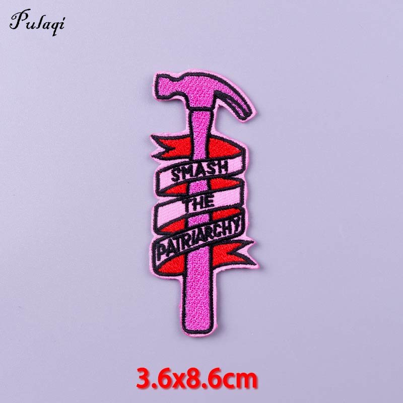 44 Styles Patches With Phrase Iron on Patches For Clothing Embroidery/Fusible