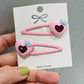 14 Styles 2Pcs/Set Girls Shining Crown Heart Rubber Elastic Hair Bands Children