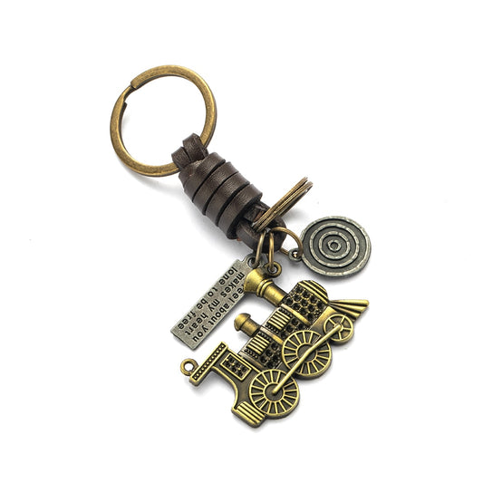 Old Train Vintage Style Decor Keychain car keychain for Women Man Accessories