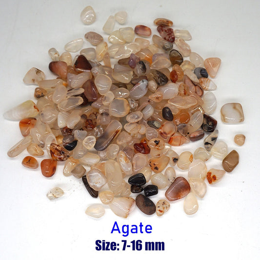 50-100g Agate Natural Stones Gravel Chip Rock Minerals Aquarium Decoration