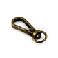 1pcs Metal Swivel O-ring Eye Snap Hook Trigger Clasps Clips for Leather Craft