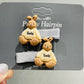 18 Styles 2Pcs/set Animals Bear Hair Accessories Children Rubber Bands