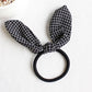 15 Styles Cute Rabbit ears Tied rope hair accessories female rubber band elastic