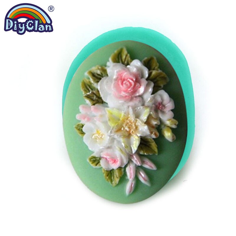 23 Styles Flower Fondant Silicone Molds For Mug Decorating Rose Resin Polymer