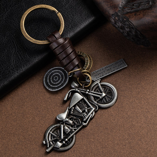 Motorcycle Vintage Style Decor Keychain car keychain for Women Man Accessories