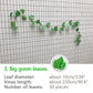 25 Styles Green Silk Artificial Hanging Leaf Garland Plants Vine Leaves Decor