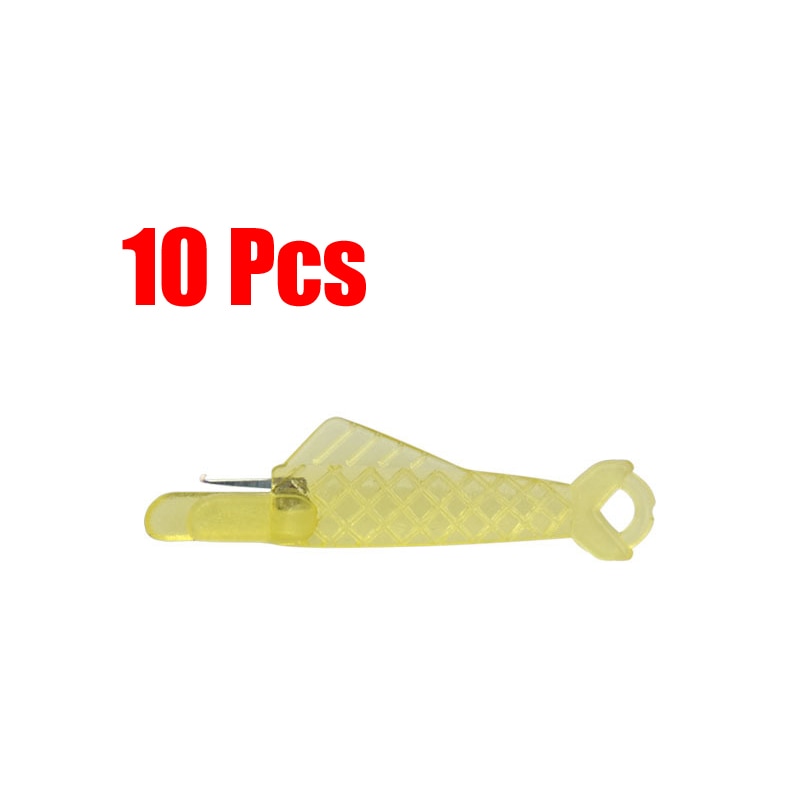 Mini Sewing Machine Needle Threader With Hook Plastic Needle Insertion Tool