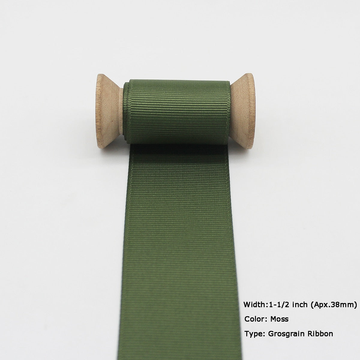 5 Meter Lot Grosgrain Ribbon Satin Ribbon Green Olive Moss Mint Sage