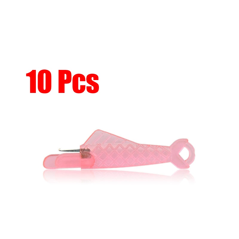 Mini Sewing Machine Needle Threader With Hook Plastic Needle Insertion Tool