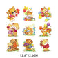 46 Styles Iron on Cute Animal Patches Set for Kids Clothing DIY T-shirt Applique