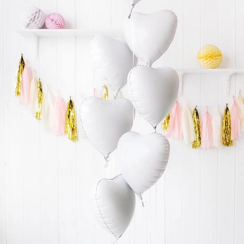 46 Styles 18inch 1pcs Heart Round Shape Foil Balloon Helium Baloon Wedding