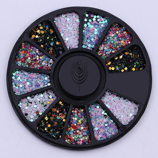 Holographic Glitter Nail Art Decoration Accessories Nails Jewelry Manicure