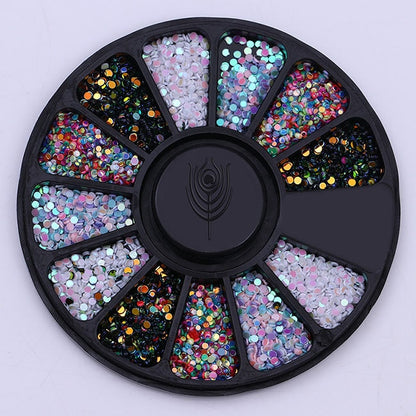 Holographic Glitter Nail Art Decoration Accessories Nails Jewelry Manicure