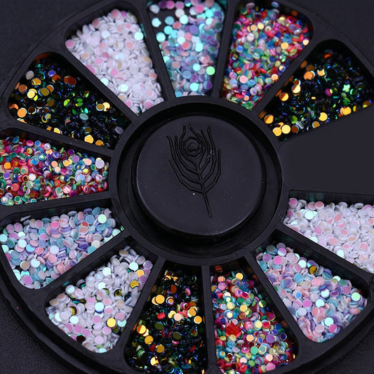 Holographic Glitter Nail Art Decoration Accessories Nails Jewelry Manicure