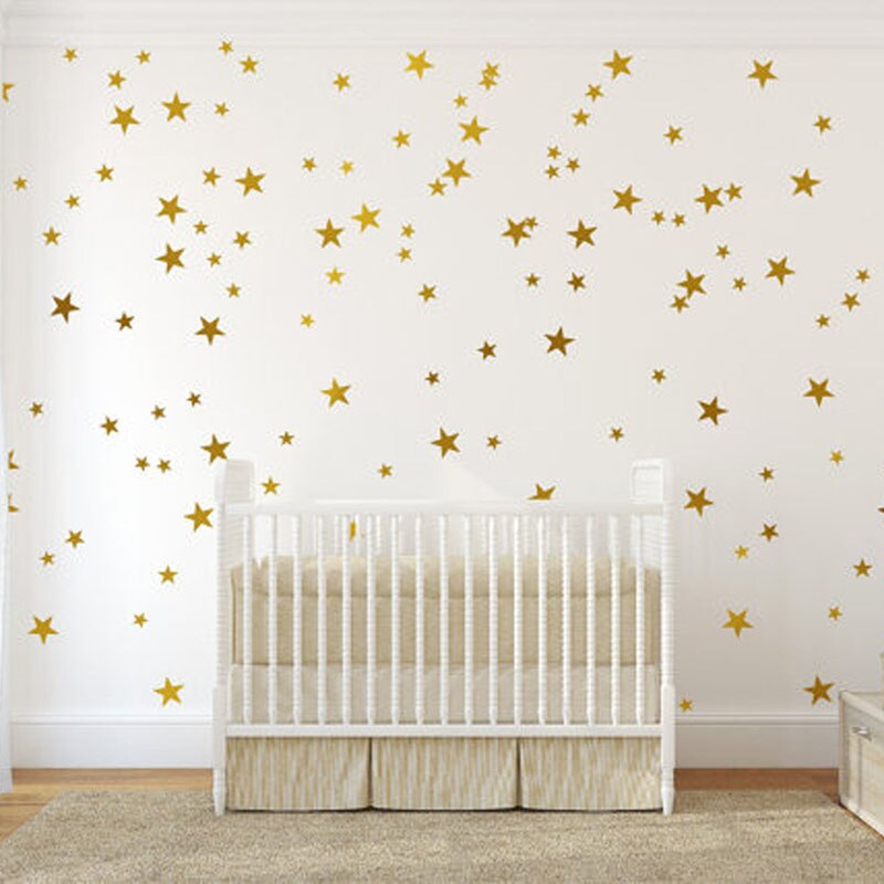 Starry Wall Stickers For Kids Rooms Home Decor Little Stars Vinyl Wall Decals