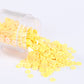 10g Pack 4mm Multi Size Flat Round Loose Sequins For Craft PVC Matte Cream