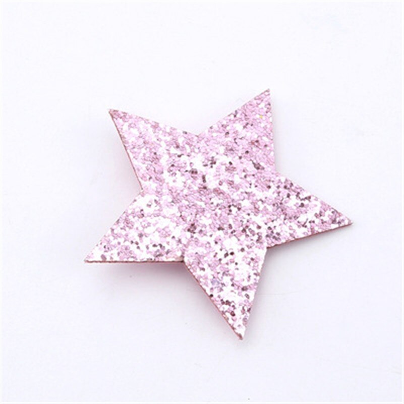 6 Colors Cute Princess Fashion Hairpins Five-pointed Star Glitter Hair Clips for