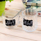 40pcs/set Chalkboard Labels Signs Wall Sticker Kitchen Glass Cup Cupboard Fridge