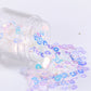 10g Pack 4mm Multi Size Flat Round Loose Sequins For Craft PVC Matte Cream