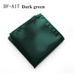 22 Colors Satin Handkerchief For Men Candy Color Mens Suits Pocket Square