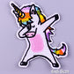 Dancing Colorful Unicorn DIY Cartoon Patches Clothes Patch Embroidered Stickers