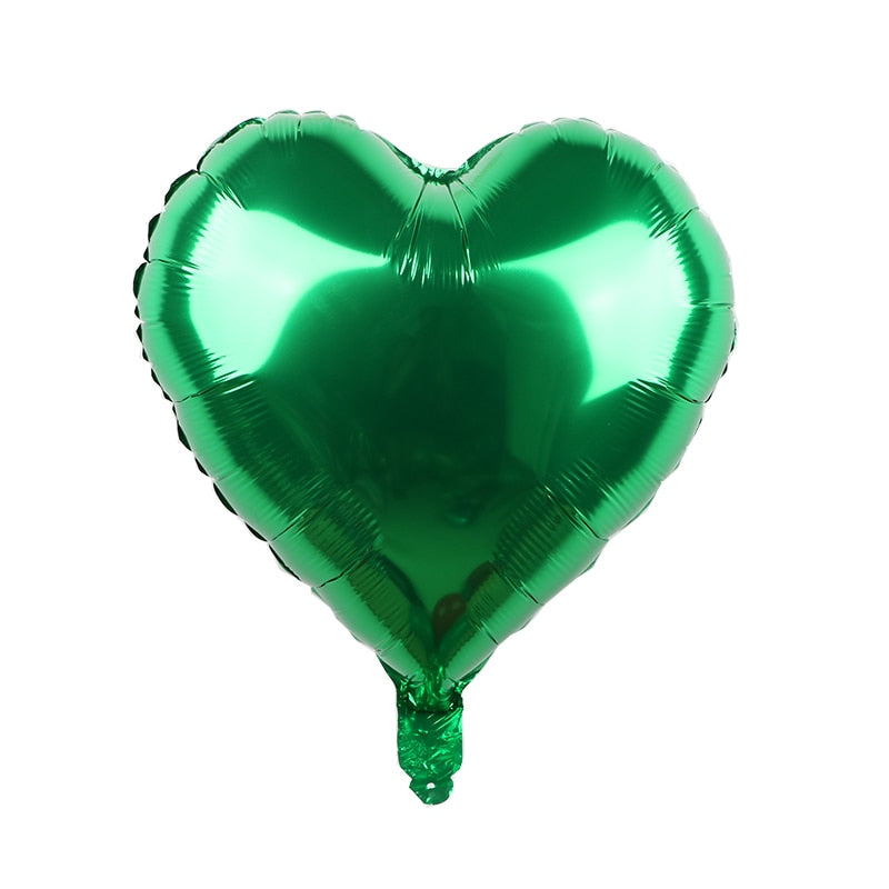 46 Styles 18inch 1pcs Heart Round Shape Foil Balloon Helium Baloon Wedding