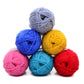 53 Colors Soft Cotton Baby Knitting Wool Yarn Thick Yarn Fiber Velvet Yarn Hand