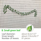 25 Styles Green Silk Artificial Hanging Leaf Garland Plants Vine Leaves Decor