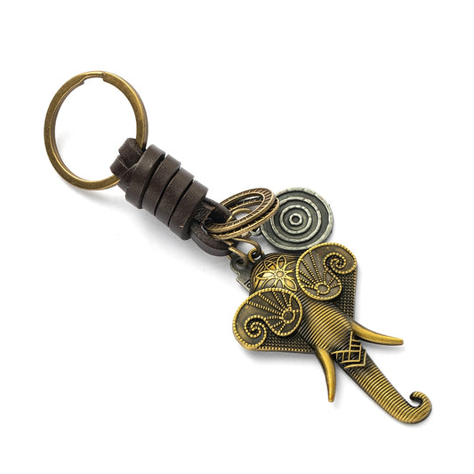 Elephant Vintage Style Decor Keychain car keychain for Women Man Accessories