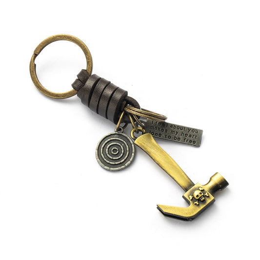 Hammer Vintage Style Decor Keychain car keychain for Women Man Accessories