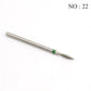 29 Types Diamond Ceramic Nail Drill Milling Cutter for Manicure Rotary Bits