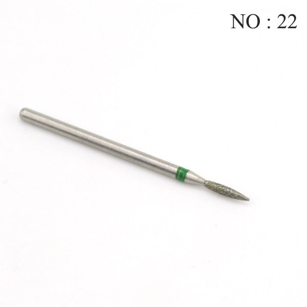 29 Types Diamond Ceramic Nail Drill Milling Cutter for Manicure Rotary Bits