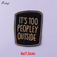 44 Styles Patches With Phrase Iron on Patches For Clothing Embroidery/Fusible
