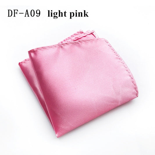 22 Colors Satin Handkerchief For Men Candy Color Mens Suits Pocket Square