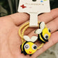 6 Styles 2Pcs Cartoon Animals Bee Children Elastic Hair Bands Ponytail Holder