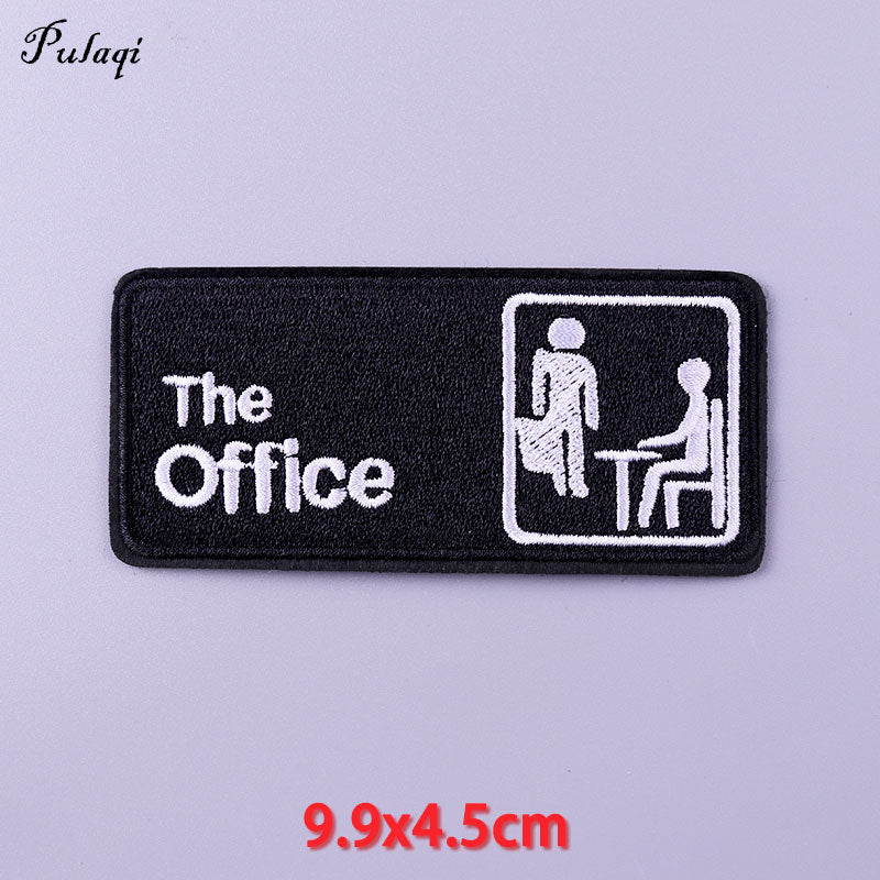 44 Styles Patches With Phrase Iron on Patches For Clothing Embroidery/Fusible