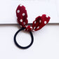 15 Styles Cute Rabbit ears Tied rope hair accessories female rubber band elastic