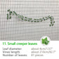 25 Styles Green Silk Artificial Hanging Leaf Garland Plants Vine Leaves Decor