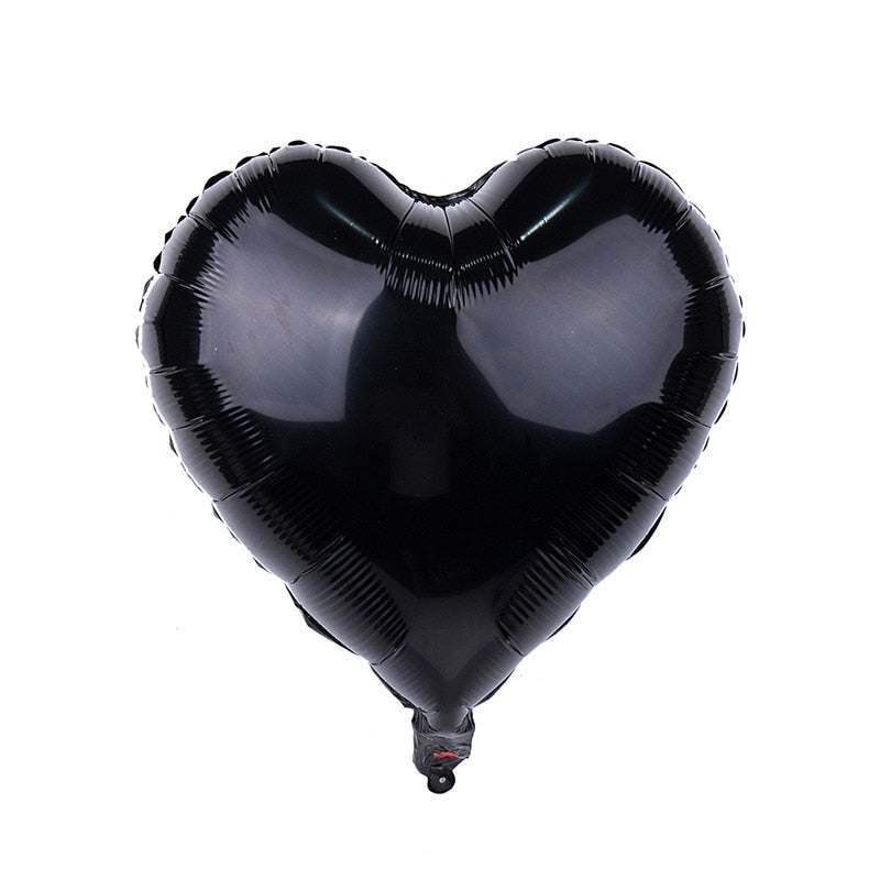 46 Styles 18inch 1pcs Heart Round Shape Foil Balloon Helium Baloon Wedding