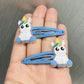 12 Styles 2PCS/Set Girls Cartoon Luminous Unicorn Hair Clips Kids Lovely