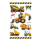 Construction Temporary Tattoos Kids Waterproof Fake Tattoos Sticker Tractor Dump