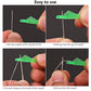 Mini Sewing Machine Needle Threader With Hook Plastic Needle Insertion Tool