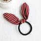 15 Styles Cute Rabbit ears Tied rope hair accessories female rubber band elastic