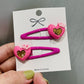 14 Styles 2Pcs/Set Girls Shining Crown Heart Rubber Elastic Hair Bands Children